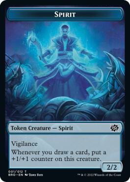Spirit Token 1 card from The Brothers' War