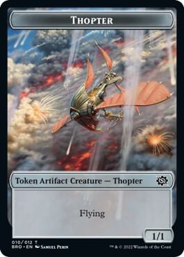 Thopter Token 10 card from The Brothers' War