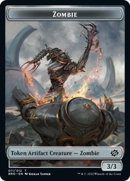 Zombie Token 11 card from The Brothers' War