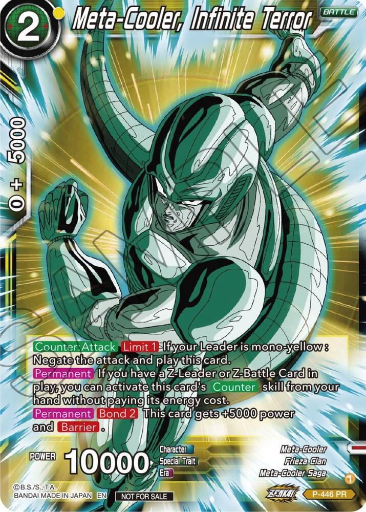 Meta-Cooler, Infinite Terror P-446 card from Tournament Promotion Cards