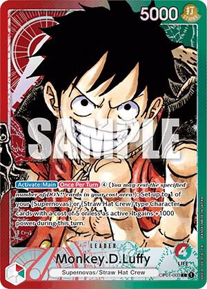 Monkey.D.Luffy (Parallel) OP01-003 card from Romance Dawn