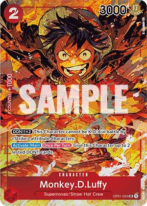 Monkey.D.Luffy (Parallel) OP01-024 card from Romance Dawn