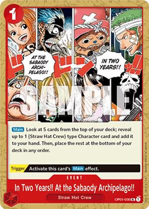 In Two Years!! At the Sabaody Archipelago!! OP01-030 card from Romance Dawn