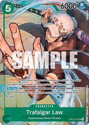 Trafalgar Law (Parallel) OP01-047 card from Romance Dawn
