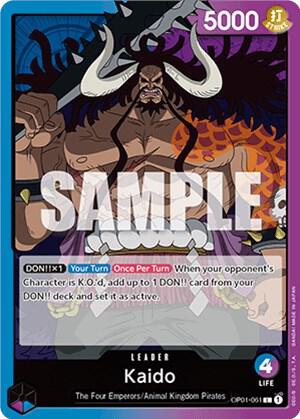 Kaido OP01-061 card from Romance Dawn