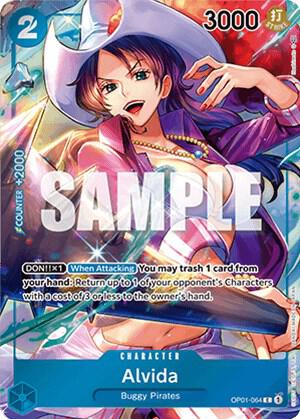 Alvida (Box Topper) OP01-064 card from Romance Dawn
