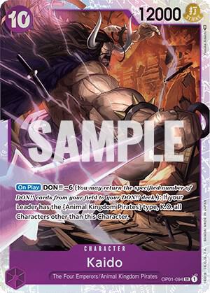 Kaido OP01-094 card from Romance Dawn