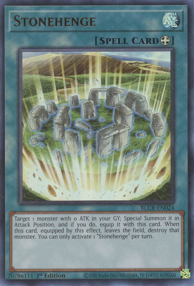 Stonehenge BLCR-EN024 card from Battles of Legend: Crystal Revenge