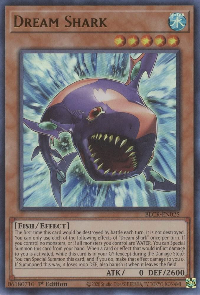 Dream Shark BLCR-EN025 card from Battles of Legend: Crystal Revenge
