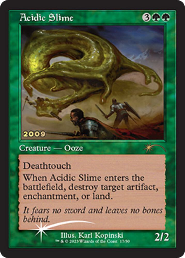 Acidic Slime 17 card from 30th Anniversary Promos