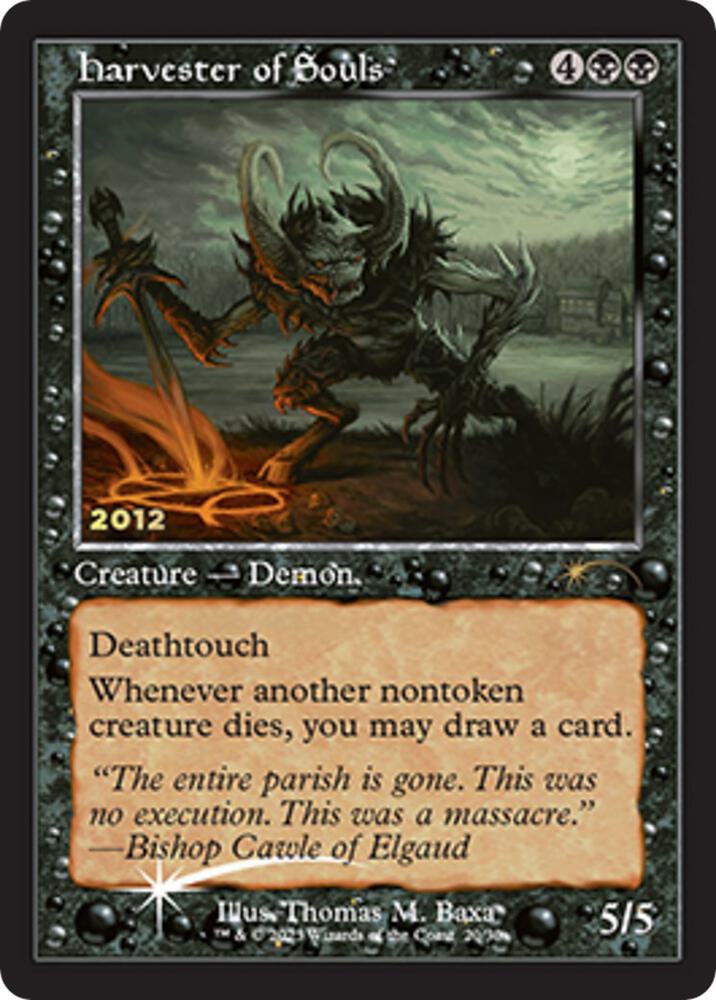 Harvester of Souls 20 card from 30th Anniversary Promos