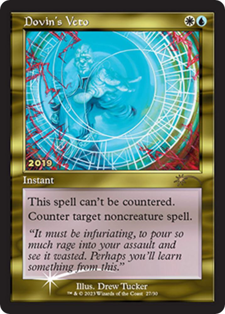 Dovin's Veto 27 card from 30th Anniversary Promos