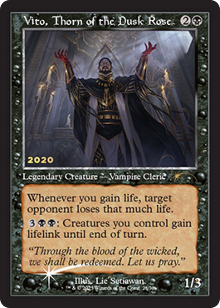 Vito, Thorn of the Dusk Rose 28 card from 30th Anniversary Promos