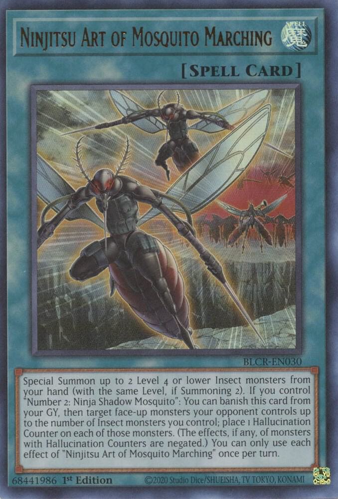 Ninjitsu Art of Mosquito Marching BLCR-EN030 card from Battles of Legend: Crystal Revenge