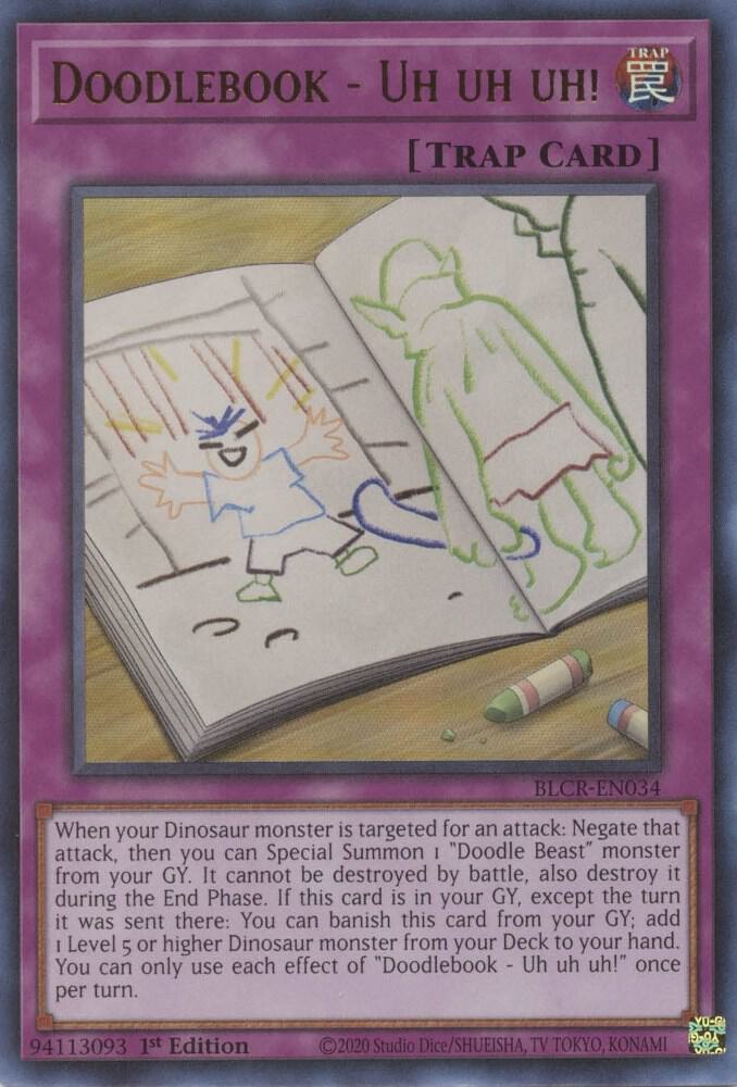 Doodlebook - Uh uh uh! BLCR-EN034 card from Battles of Legend: Crystal Revenge
