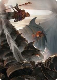 Mass Production Art Card 1 card from Art Series: The Brothers' War