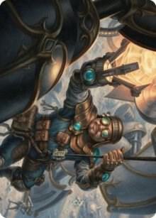 Powerstone Engineer Art Card 2 card from Art Series: The Brothers' War