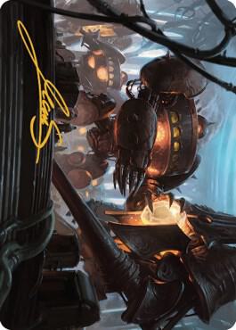 Autonomous Assembler Art Card (Gold-Stamped Signature) 5 card from Art Series: The Brothers' War