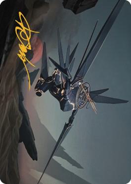 Steel Seraph Art Card (Gold-Stamped Signature) 6 card from Art Series: The Brothers' War