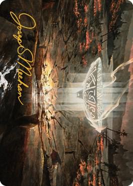 Urza's Sylex Art Card (Gold-Stamped Signature) 7 card from Art Series: The Brothers' War