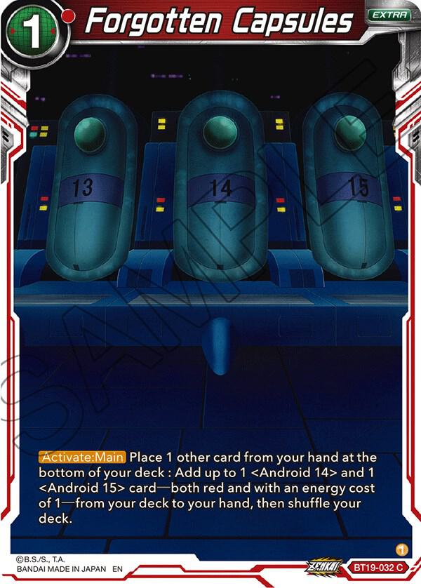 Forgotten Capsules BT19-032 card from Fighter's Ambition