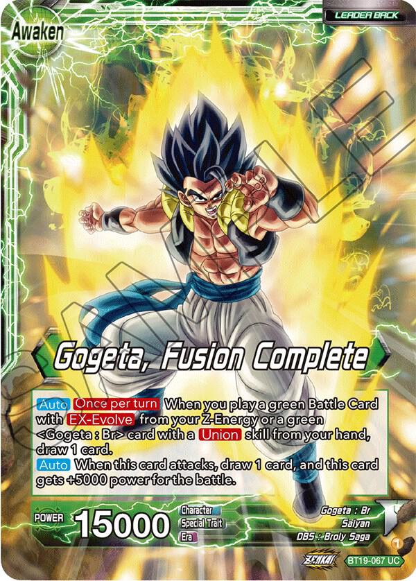 Veku // Gogeta, Fusion Complete BT19-067 card from Fighter's Ambition