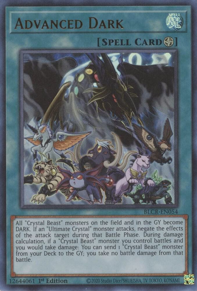 Advanced Dark BLCR-EN054 card from Battles of Legend: Crystal Revenge