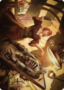 Ashnod, Flesh Mechanist Art Card 15 card from Art Series: The Brothers' War
