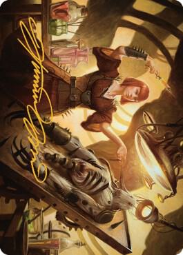 Ashnod, Flesh Mechanist Art Card (Gold-Stamped Signature) 15 card from Art Series: The Brothers' War