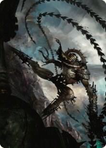 Razorlash Transmogrant Art Card 17 card from Art Series: The Brothers' War