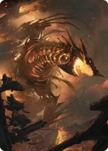 The Fall of Kroog Art Card 20 card from Art Series: The Brothers' War