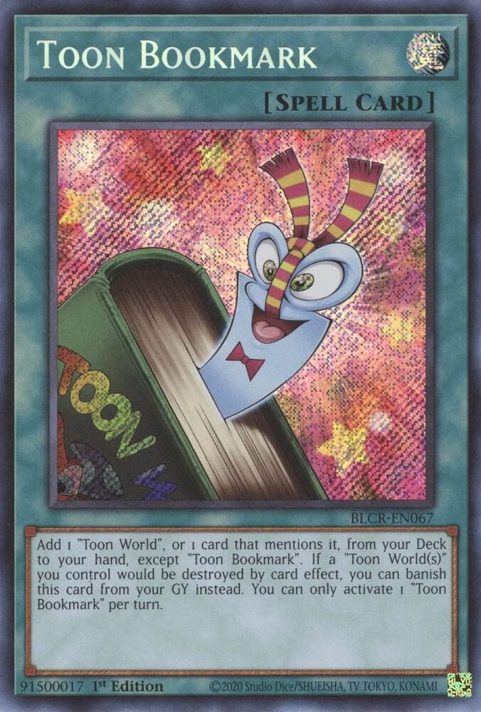 Toon Bookmark BLCR-EN067 card from Battles of Legend: Crystal Revenge