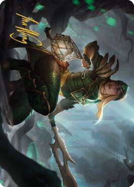 Argothian Opportunist Art Card (Gold-Stamped Signature) 22 card from Art Series: The Brothers' War