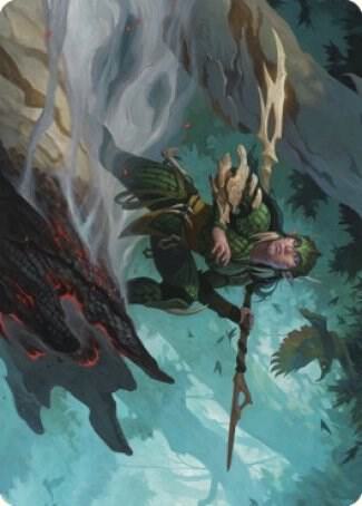 Gwenna, Eyes of Gaea Art Card 25 card from Art Series: The Brothers' War