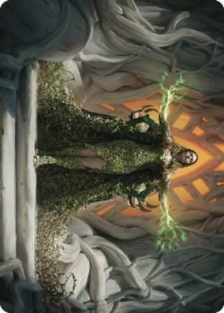 Titania, Voice of Gaea Art Card 26 card from Art Series: The Brothers' War