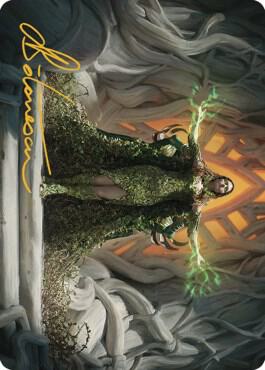 Titania, Voice of Gaea Art Card (Gold-Stamped Signature) 26 card from Art Series: The Brothers' War