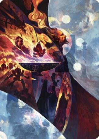 Urza's Command Art Card 31 card from Art Series: The Brothers' War