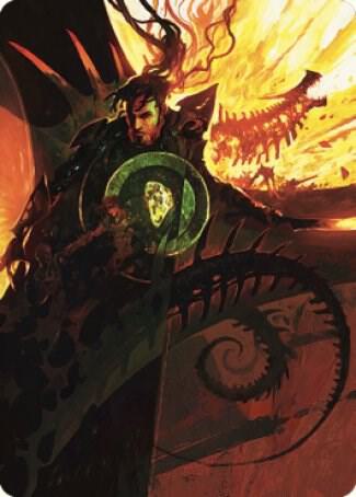 Mishra's Command Art Card 33 card from Art Series: The Brothers' War