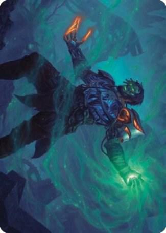 Mishra, Claimed by Gix Art Card 37 card from Art Series: The Brothers' War