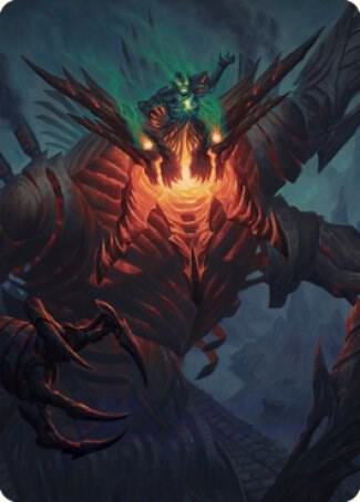 Mishra, Lost to Phyrexia Art Card 38 card from Art Series: The Brothers' War