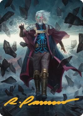 Urza, Planeswalker Art Card (Gold-Stamped Signature) 42 card from Art Series: The Brothers' War