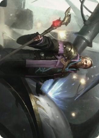 Urza, Prince of Kroog Art Card 43 card from Art Series: The Brothers' War