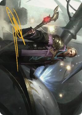 Urza, Prince of Kroog Art Card (Gold-Stamped Signature) 43 card from Art Series: The Brothers' War