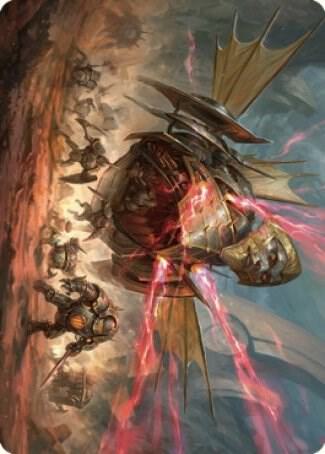 Liberator, Urza's Battlethopter Art Card 44 card from Art Series: The Brothers' War
