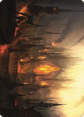 Mishra's Foundry Art Card 46 card from Art Series: The Brothers' War