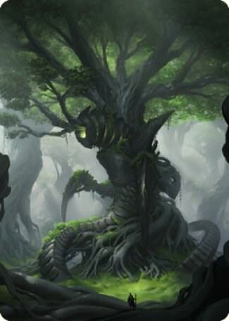 Forest Art Card 53 card from Art Series: The Brothers' War