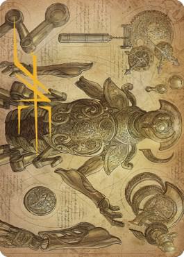 Foundry Inspector Art Card (Gold-Stamped Signature) 59 card from Art Series: The Brothers' War