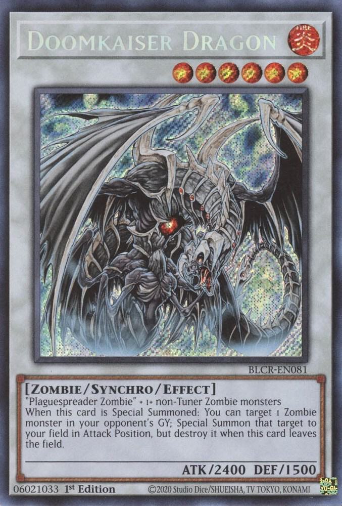 Doomkaiser Dragon BLCR-EN081 card from Battles of Legend: Crystal Revenge