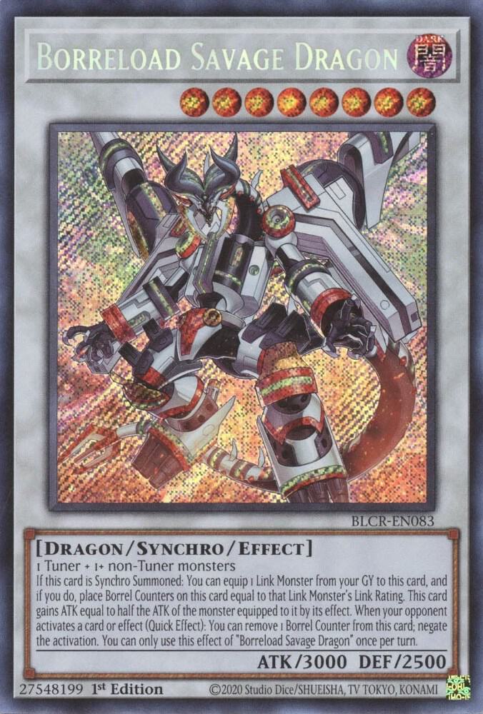 Borreload Savage Dragon BLCR-EN083 card from Battles of Legend: Crystal Revenge