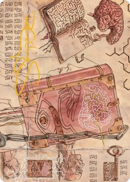 Mazemind Tome Art Card (Gold-Stamped Signature) 66 card from Art Series: The Brothers' War